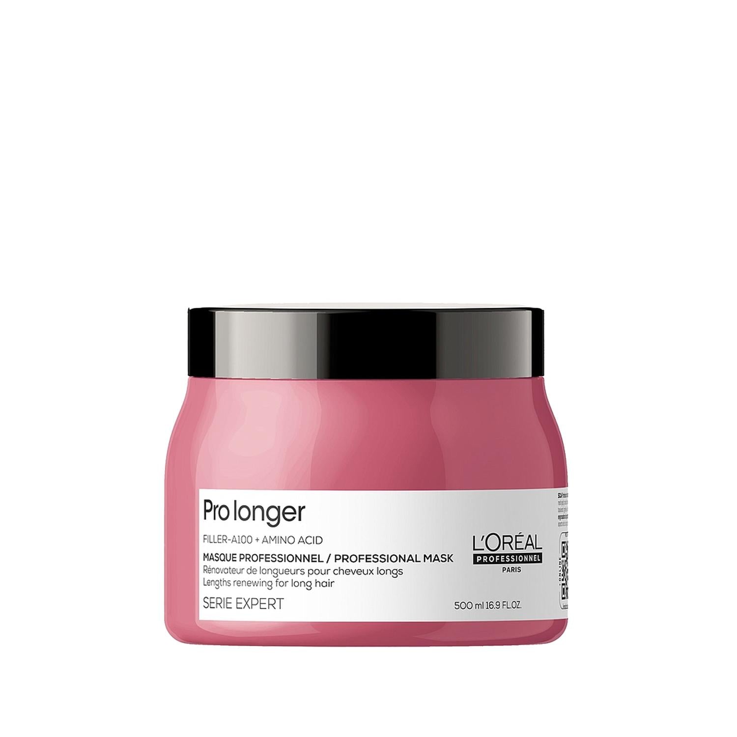 L'Oreal Professionnel Paris Serie Expert Pro Longer Hair Care Mask for Long Hair - 500ml, Intensive Nourishment