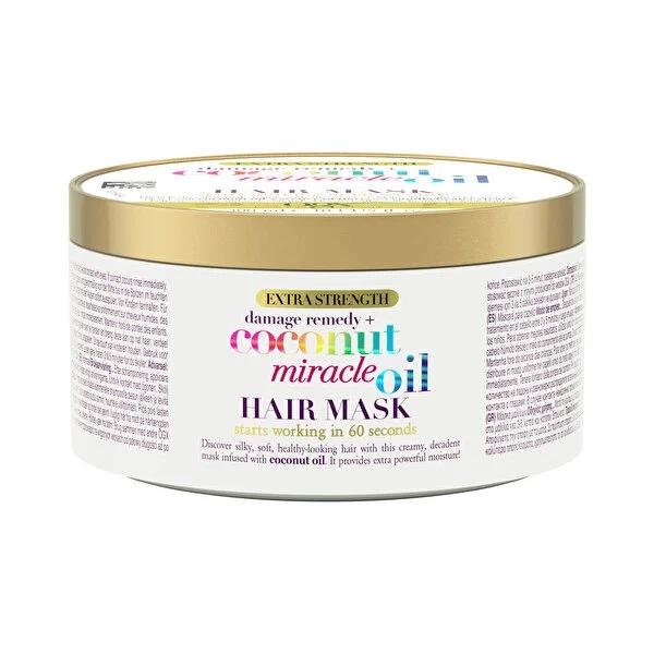 OGX Coconut Miracle Oil Hair Mask - Nourishing, Repairing, and Hydrating for Damaged Hair - 10.14 fl oz