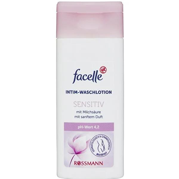 Facelle Vegan Intimate Hygiene Gel - Gentle & Moisturizing for Sensitive Skin, 1.69 fl oz Travel Size