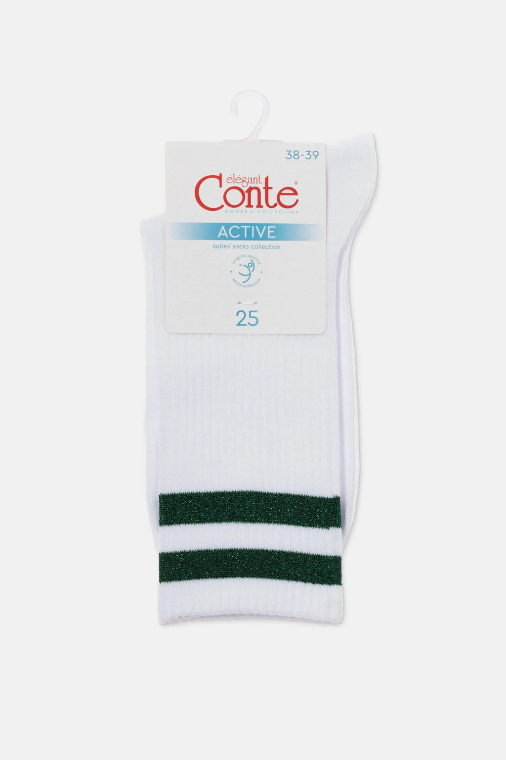 TheRanok.com Conte Cotton Long Socks Active 157 - Lurex Stripes — lifestyle context