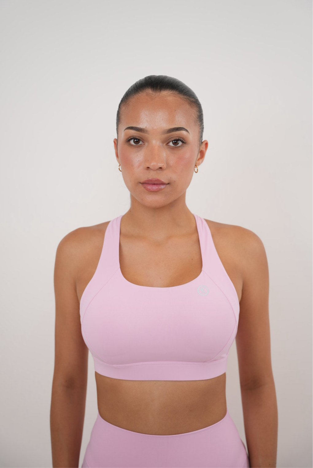 KIMITH BRAND I Am Glowing Pink Blossom Quick Dry Butter Bra — side view