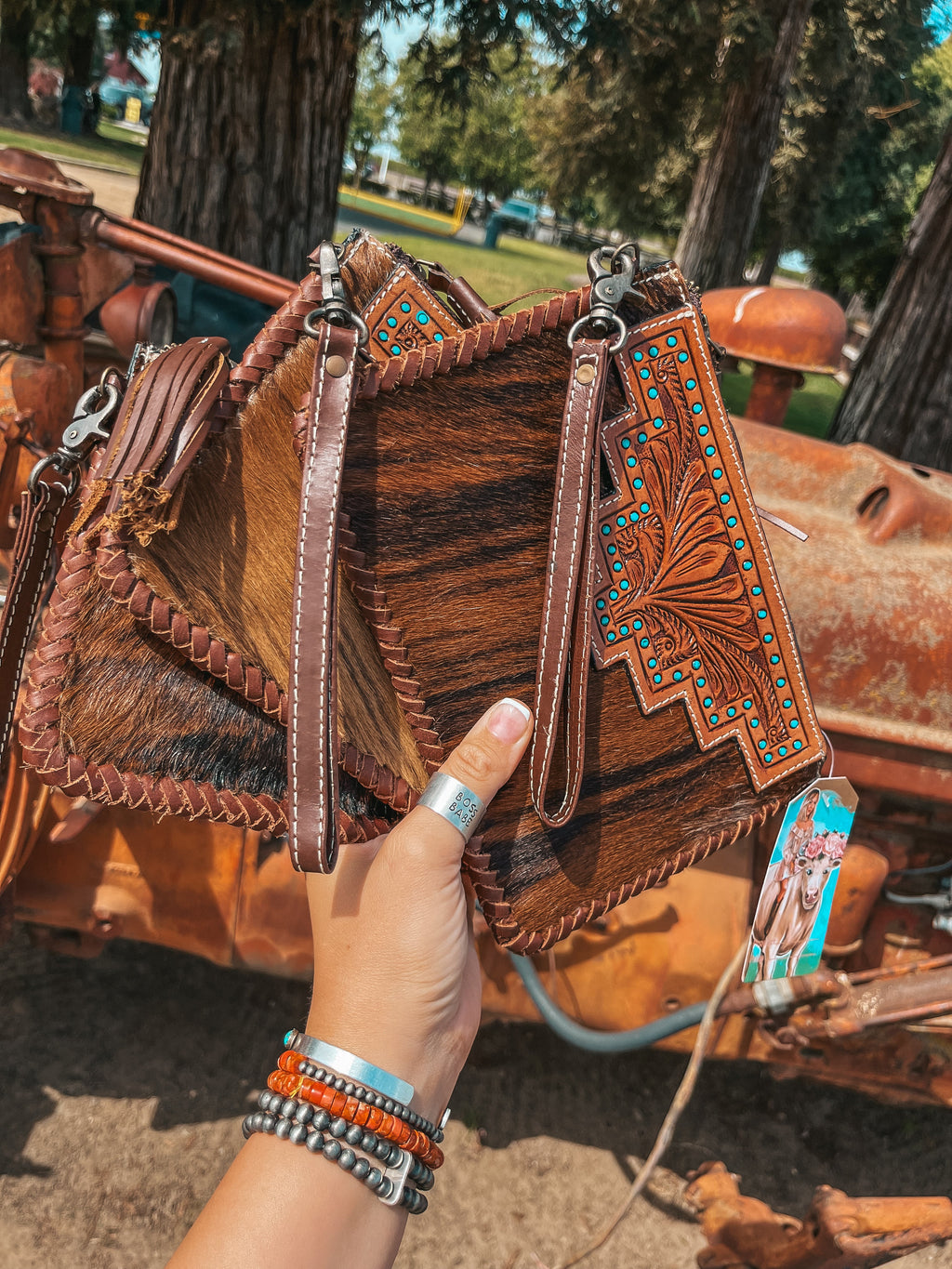 Haute Southern Hyde The Waylon Wristlet a Haute Southern Hyde by Beth Marie Exclusive — in-use photo