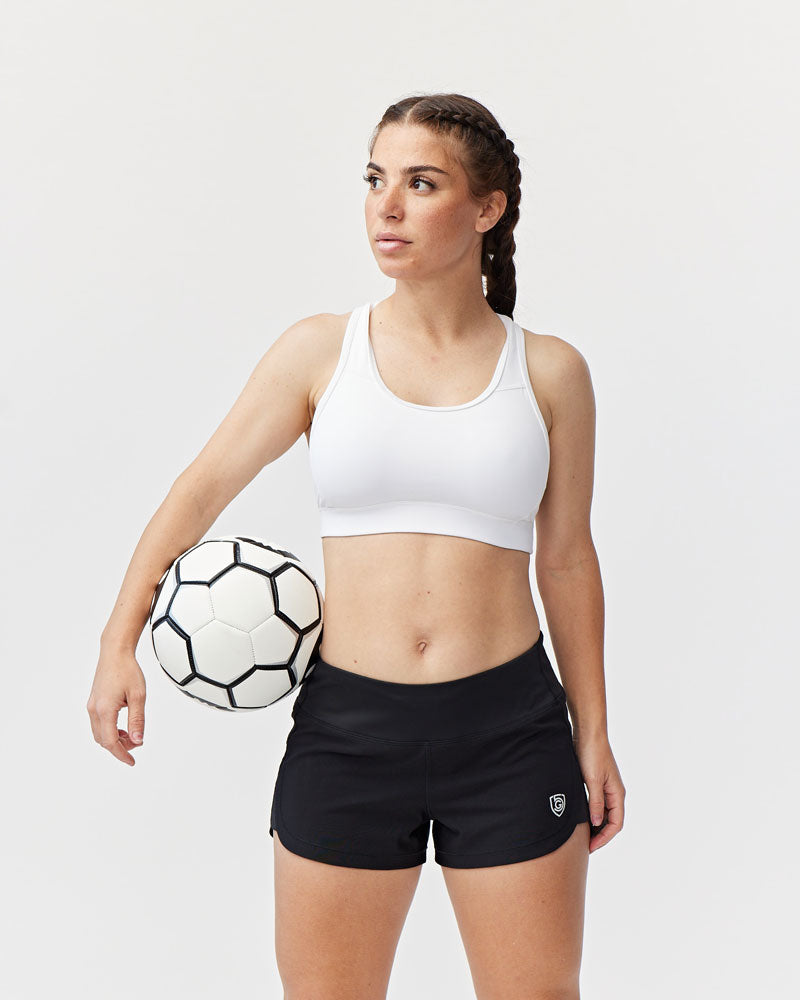 Goal Five Fast & Free Women's Workout Shorts — fabric or material detail