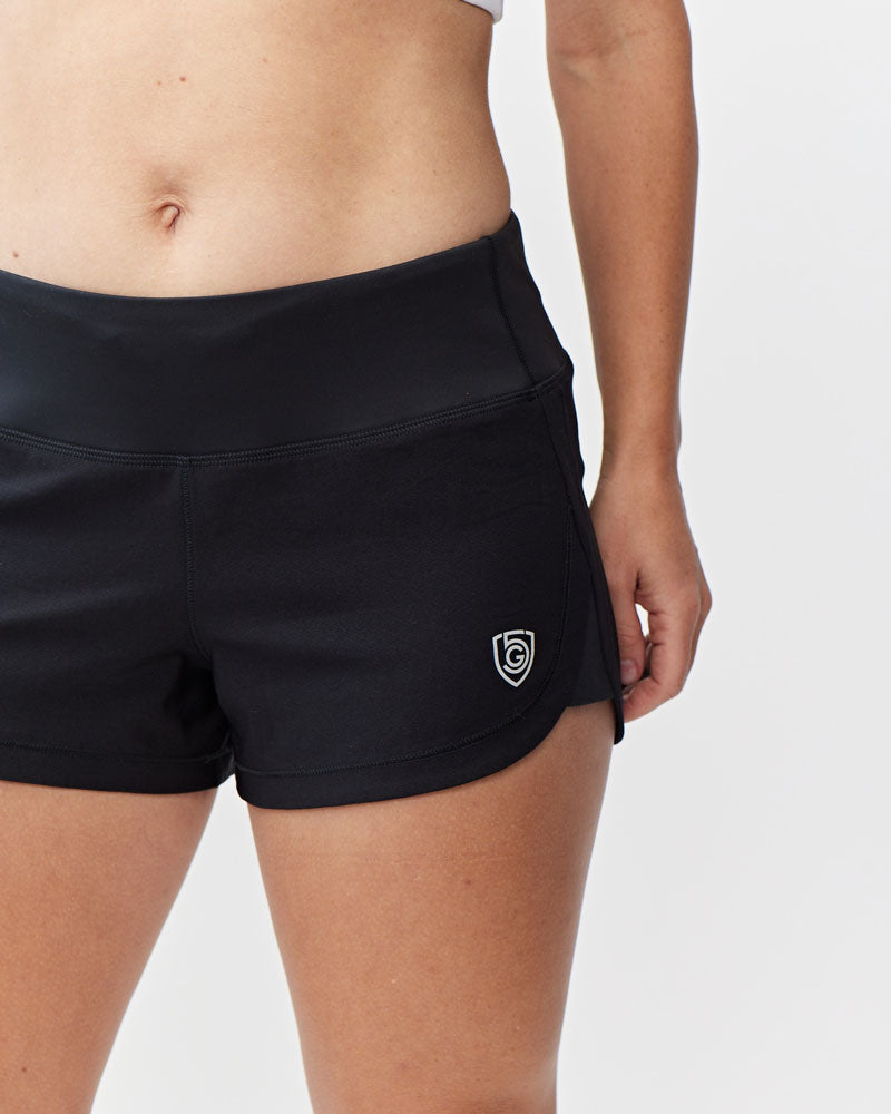 Goal Five Fast & Free Women's Workout Shorts — fabric or material detail