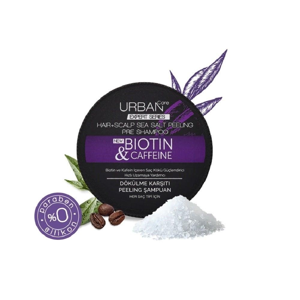 Urban Care Expert Biotin & Caffeine Peeling Shampoo for Hair Loss - 200g