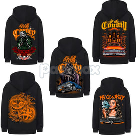 FB County Heavyweight Oversized Halloween Graphic Hoodie