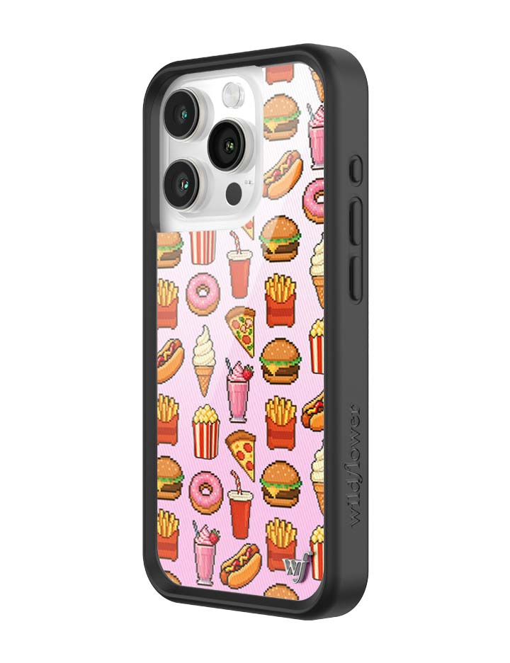Wildflower Cases Food Court iPhone Case — comparison shot
