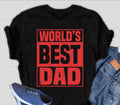 Spun Bamboo World's Best Dad Men's Bamboo Viscose/Organic Cotton Short Sleeve Graphic T-Shirt — main product shot
