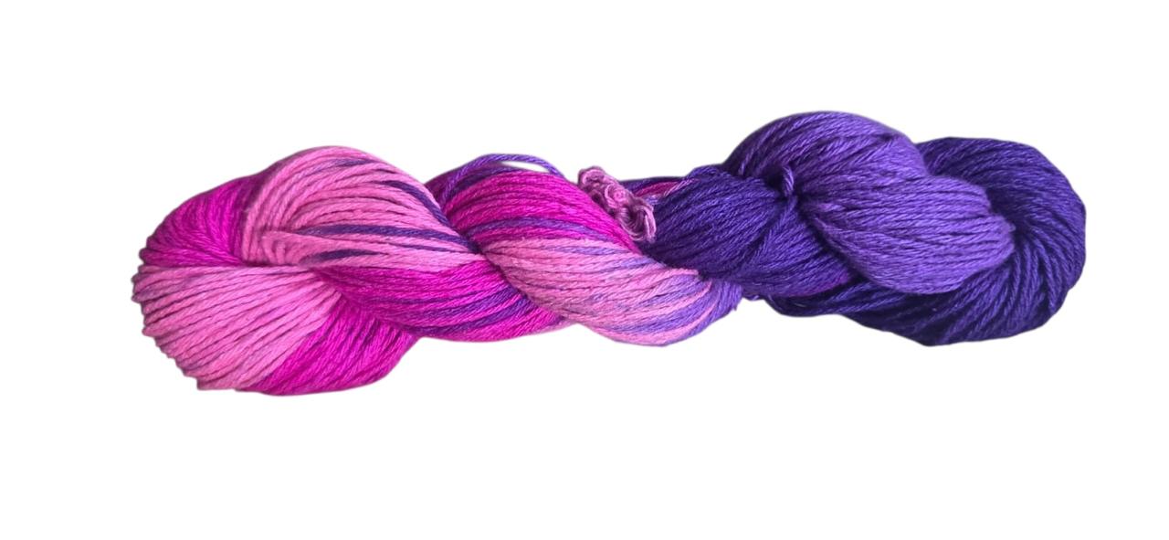 Darn Good Yarn Yarn of the Month Exclusive Colorways — comparison shot