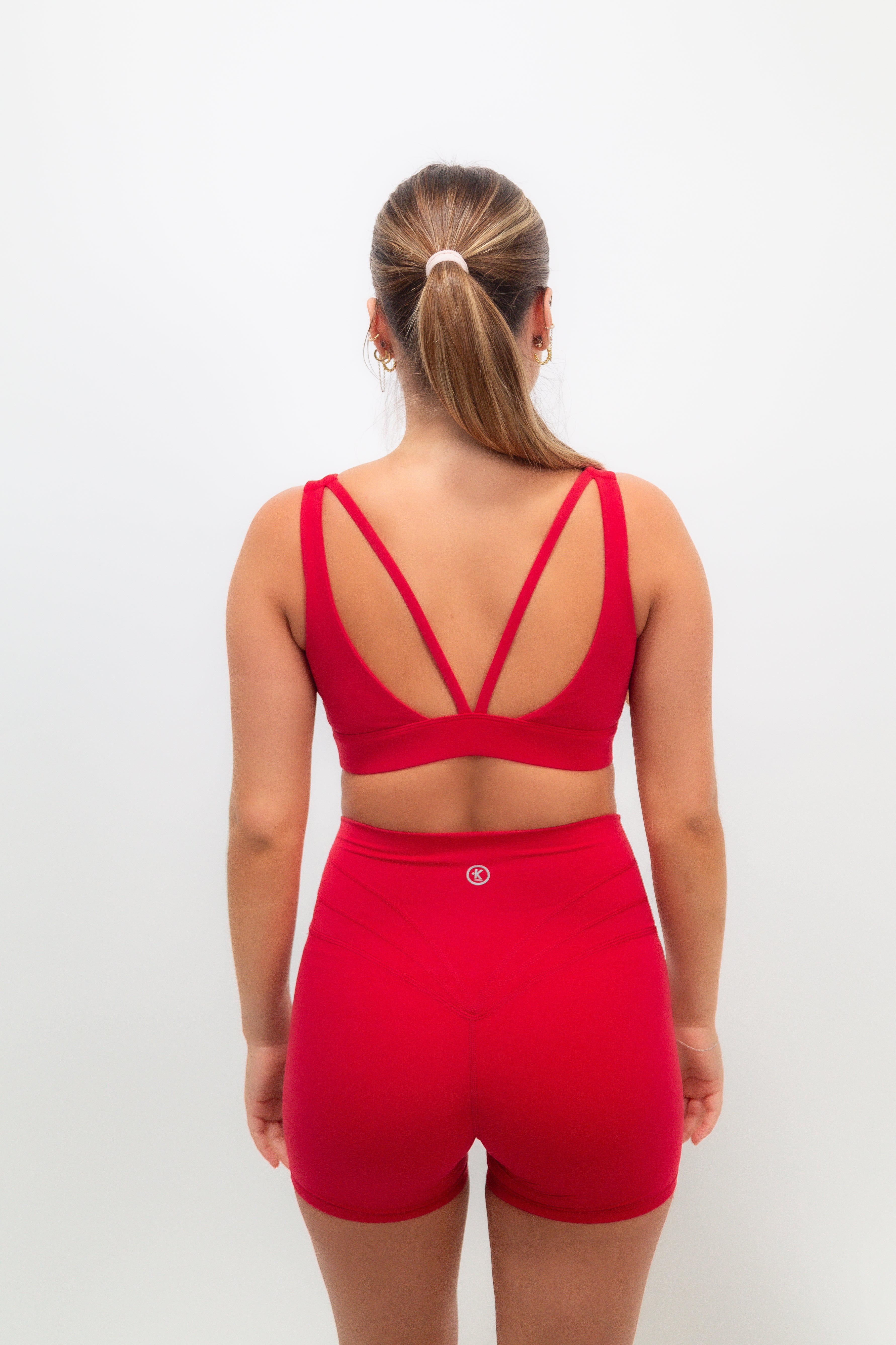 KIMITH BRAND I Am Beautifully Radiant Quick-Dry Butter Red Short — side view