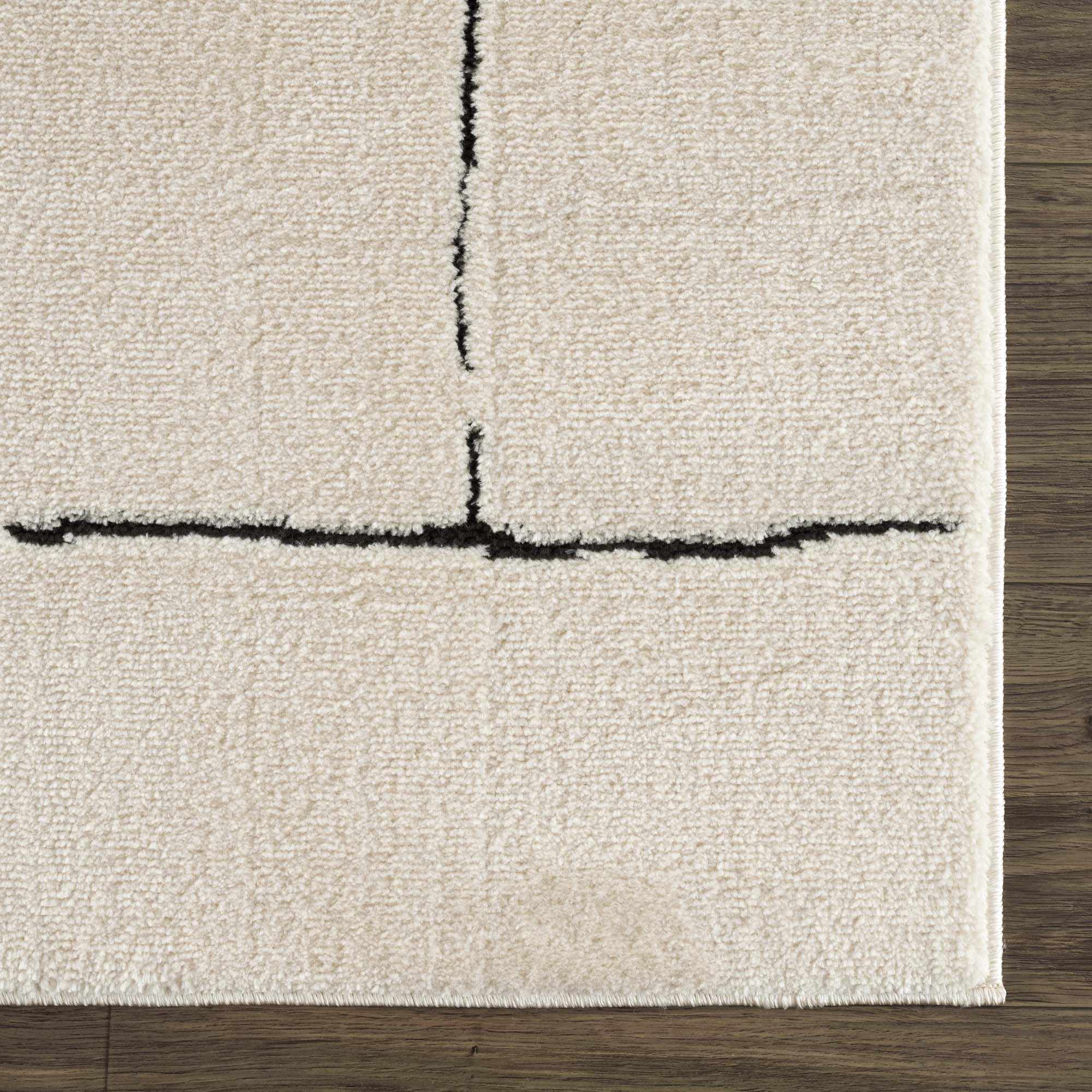Koume Beige Maze Area Rug – Boutique Rugs, view 8