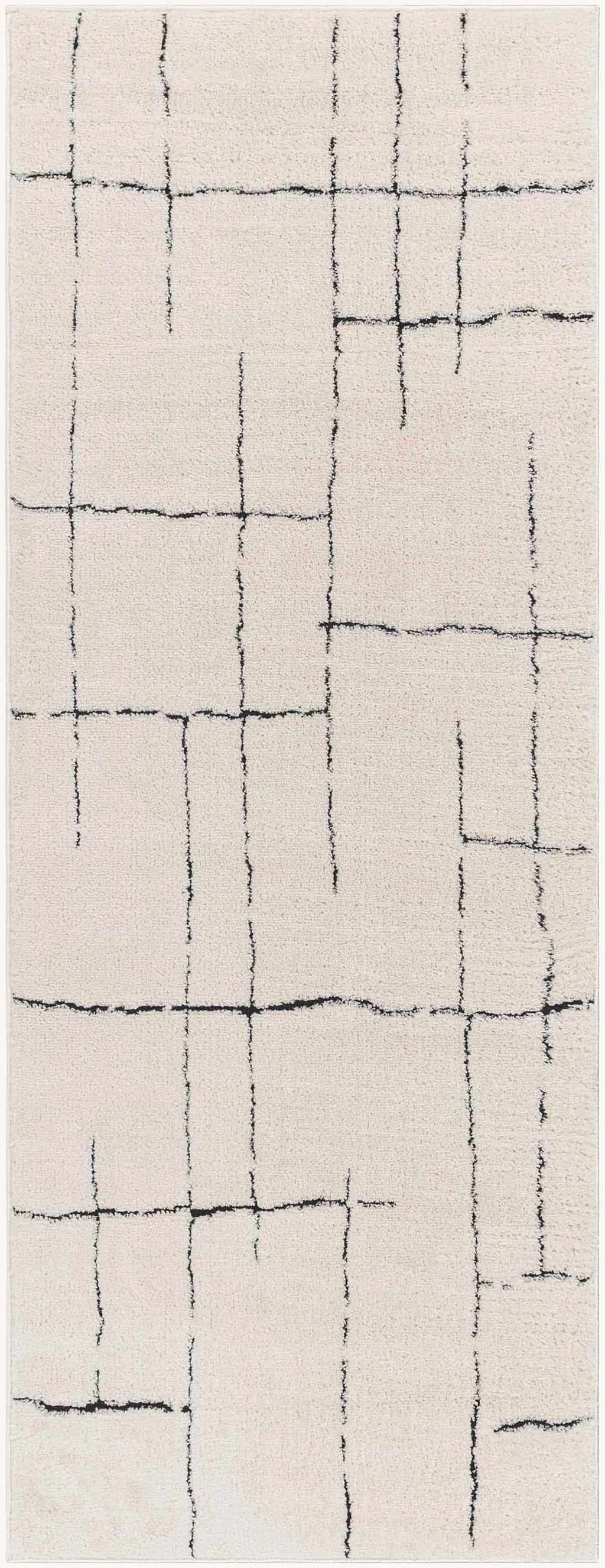 Koume Beige Maze Area Rug – Boutique Rugs, view 10