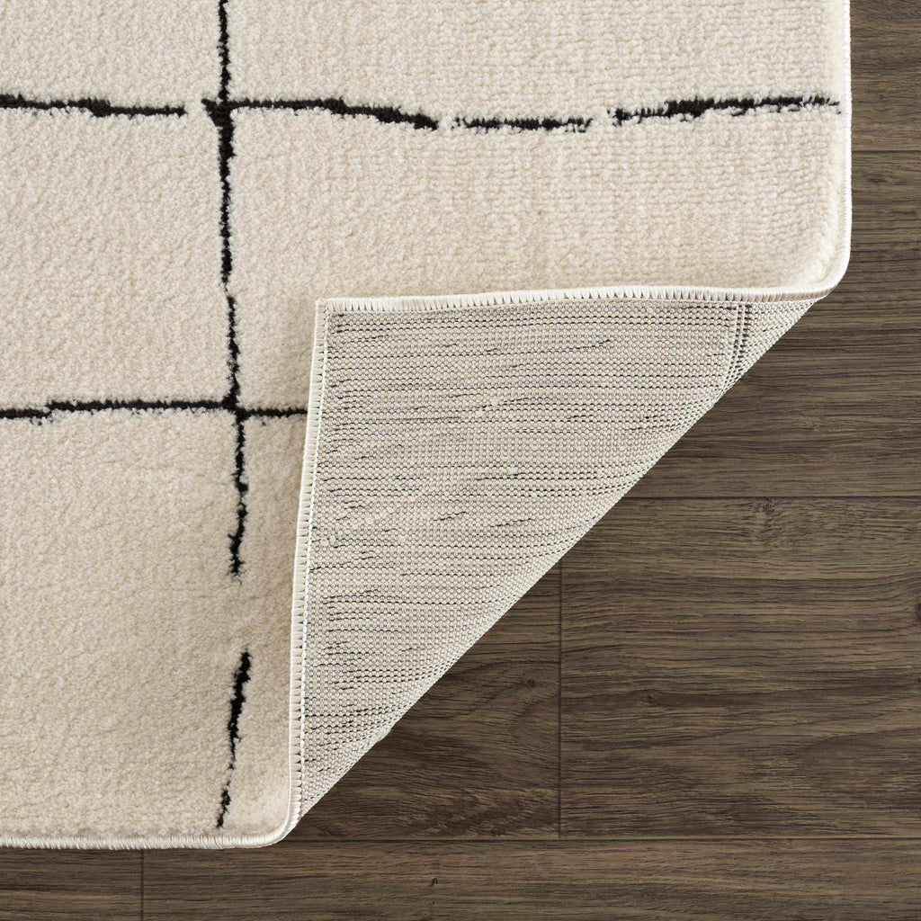 Koume Beige Maze Area Rug – Boutique Rugs, view 5