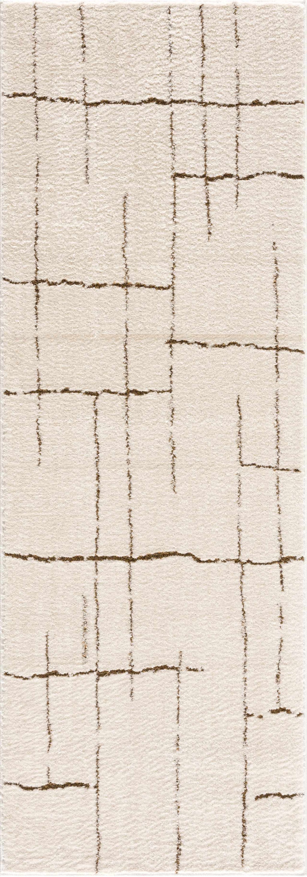 Koume Ivory & Brown Area Rug – Boutique Rugs, view 11
