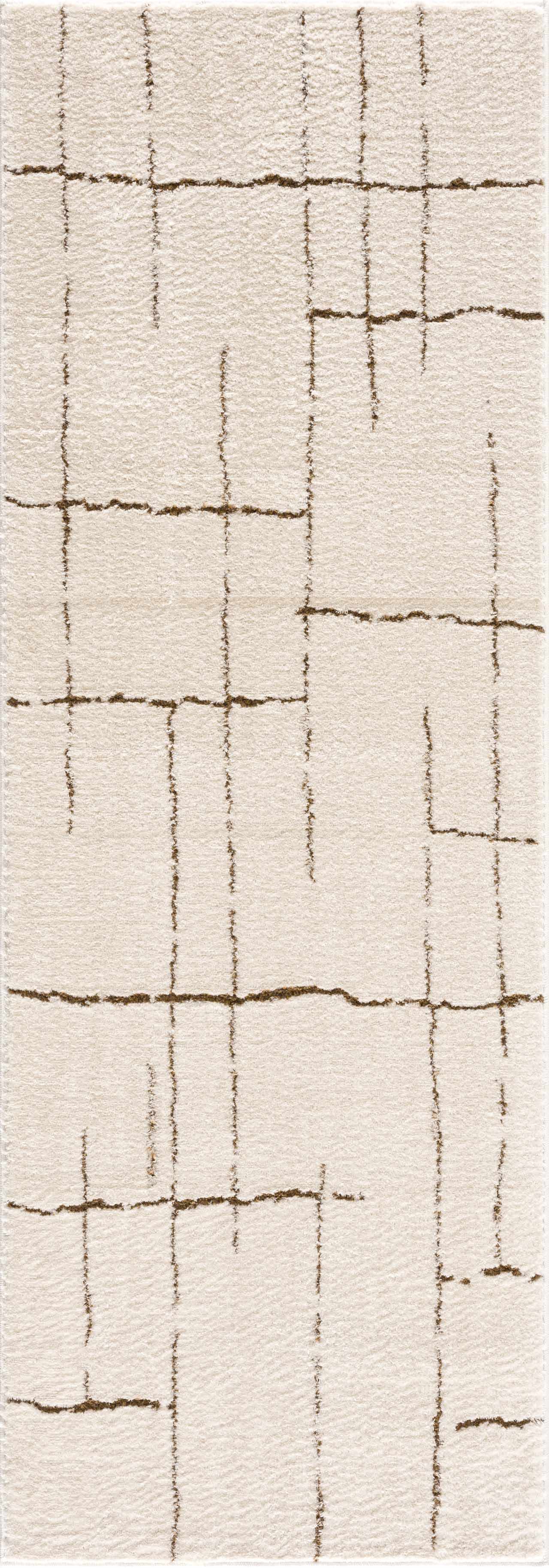 Koume Ivory & Brown Area Rug – Boutique Rugs, view 11