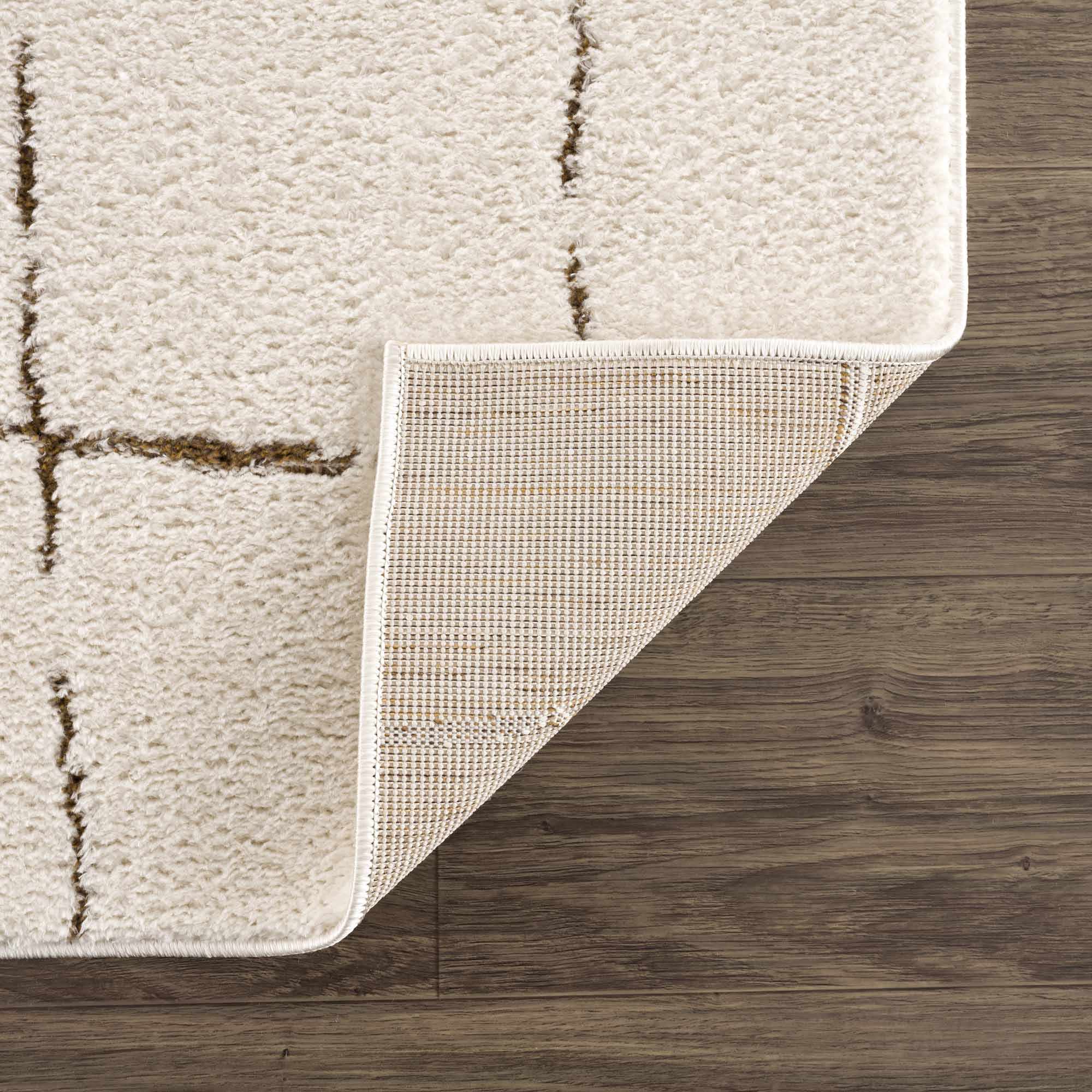 Koume Ivory & Brown Area Rug – Boutique Rugs, view 6