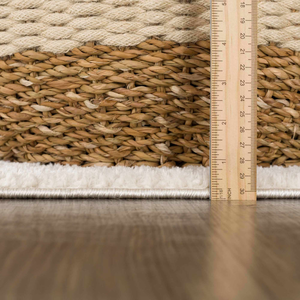 Koume Ivory & Brown Area Rug – Boutique Rugs, view 15