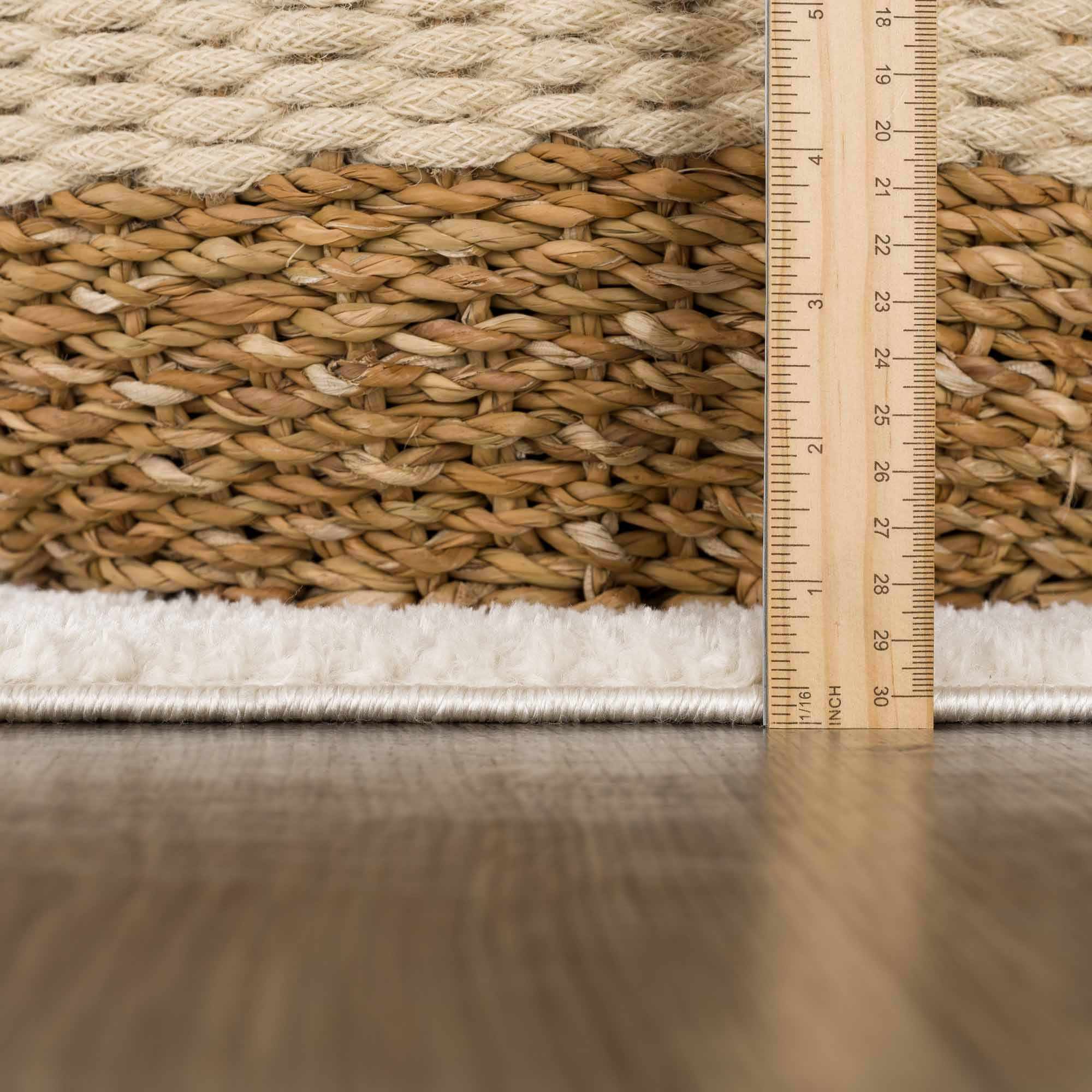 Koume Ivory & Brown Area Rug – Boutique Rugs, view 15