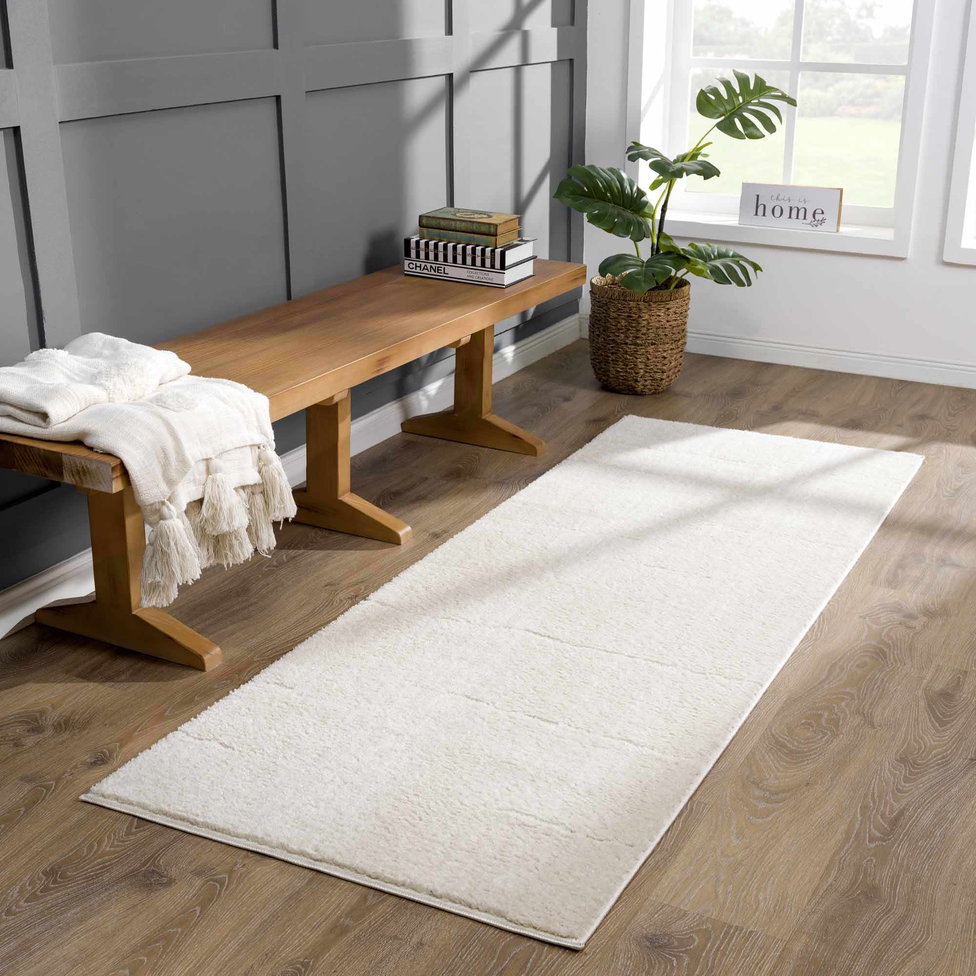 Koume Ivory Area Rug – Boutique Rugs, view 3