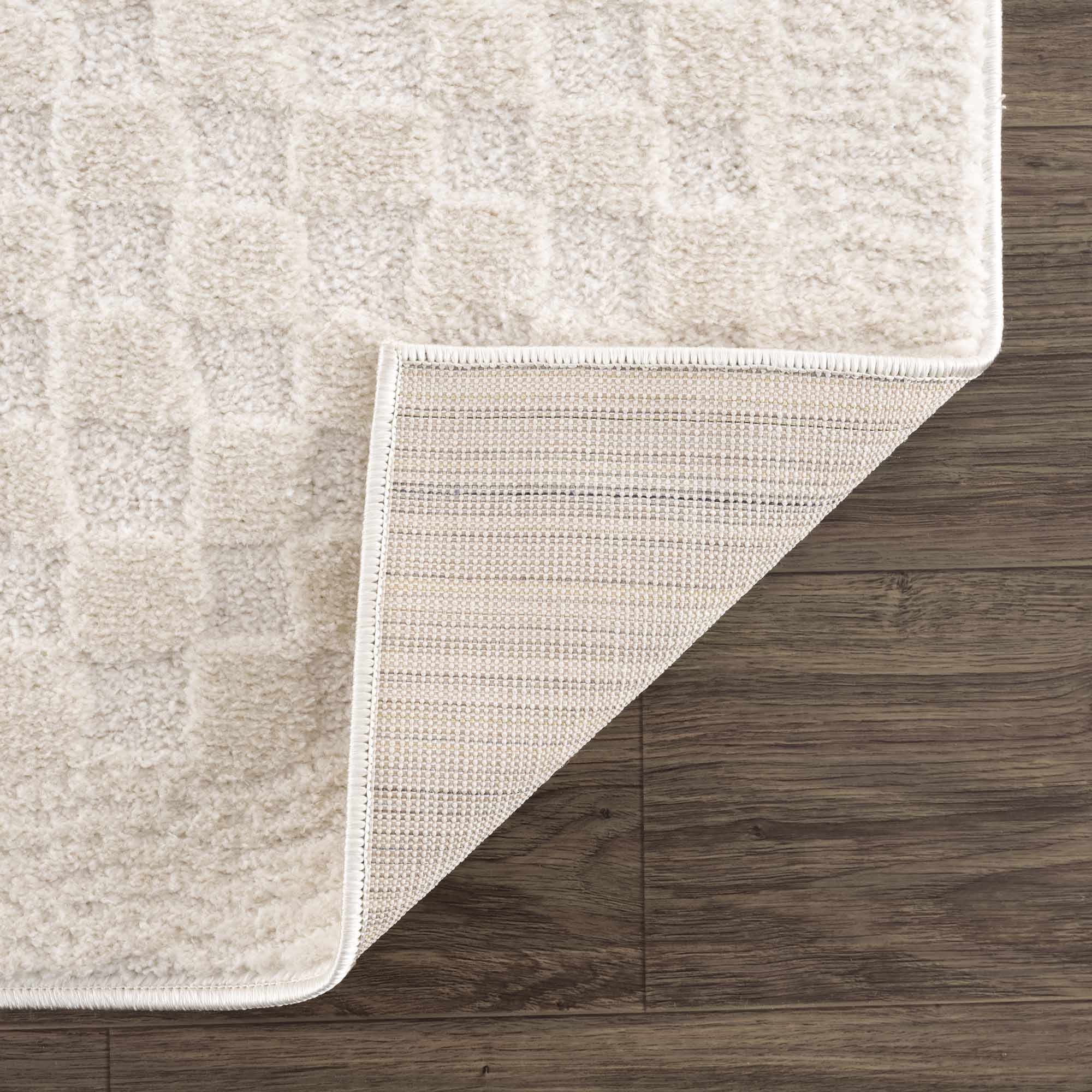 Leryn Ivory Checkered Area Rug – Boutique Rugs, view 5