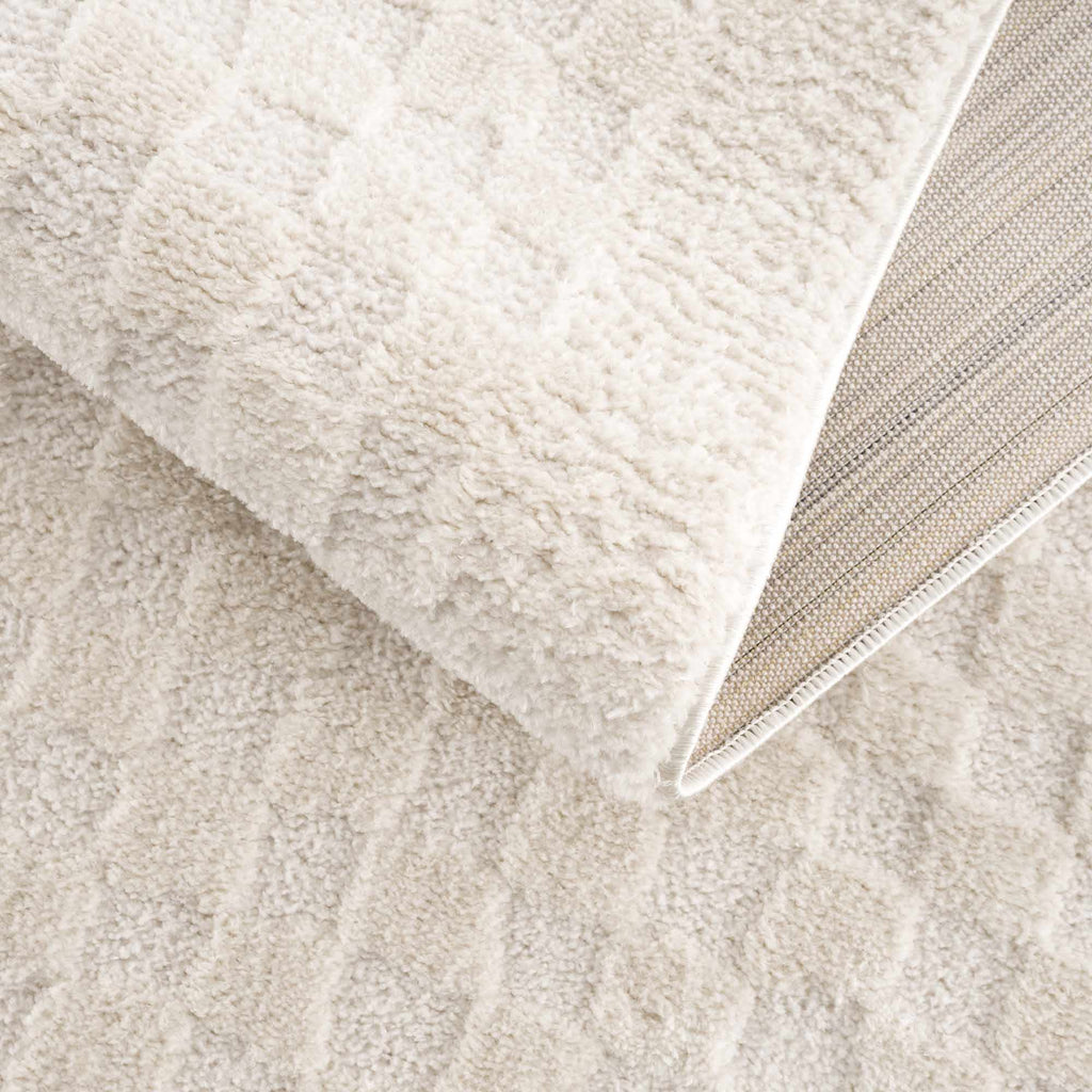 Leryn Ivory Checkered Area Rug – Boutique Rugs, view 16