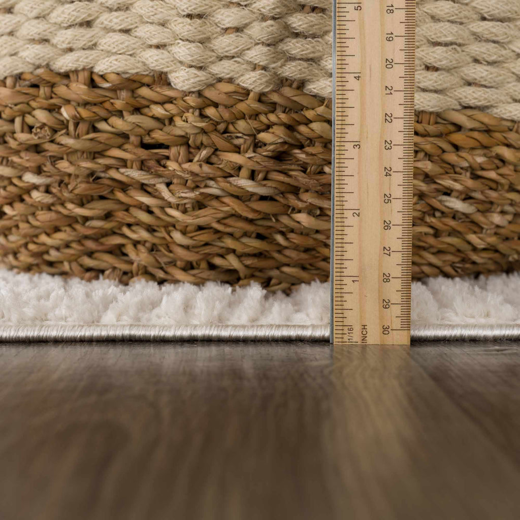 Leryn Ivory Checkered Area Rug – Boutique Rugs, view 10