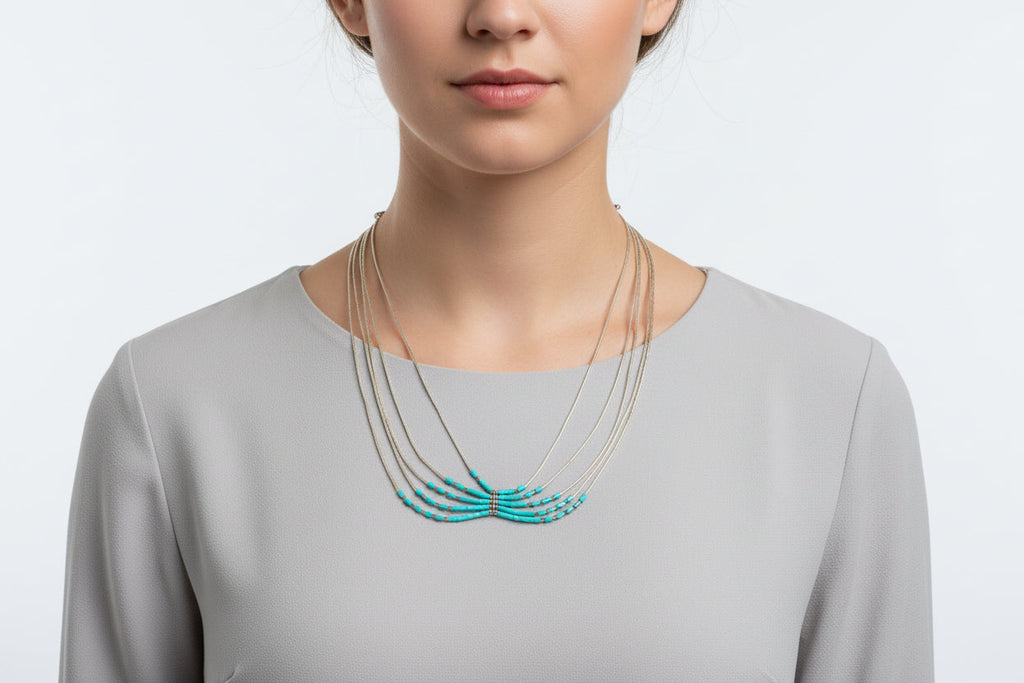 Silver and turquoise Elegance