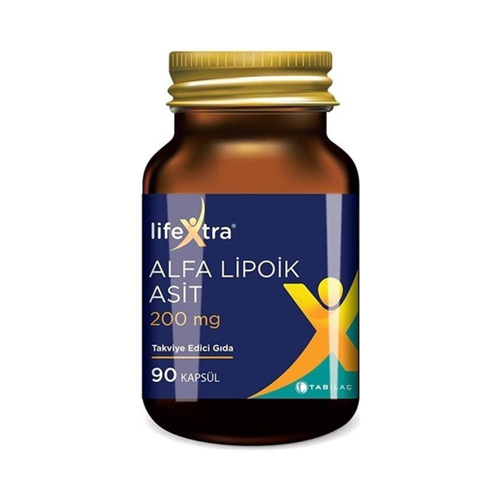 LifeXtra Alpha Lipoic Acid 200mg Supplement - 90 Capsules, Antioxidant Support for Health & Wellness