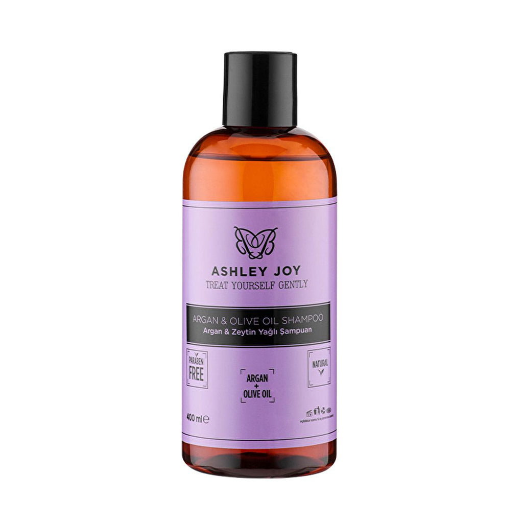 Ashley Joy Argan & Olive Oil Shampoo: Shiny, Strong Hair & Split End Defense | Paraben & Paraffin Free