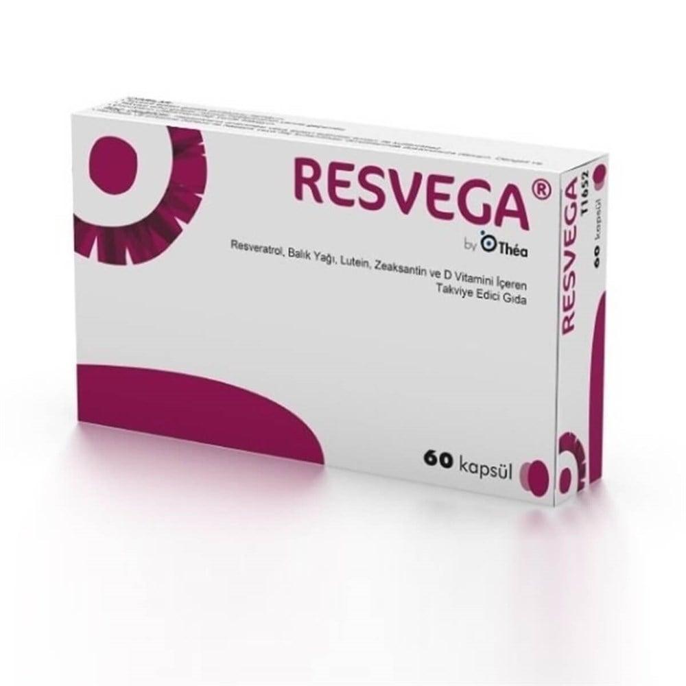 Resvega Dietary Supplement with Resveratrol, Lutein, Omega 3 & Vitamins