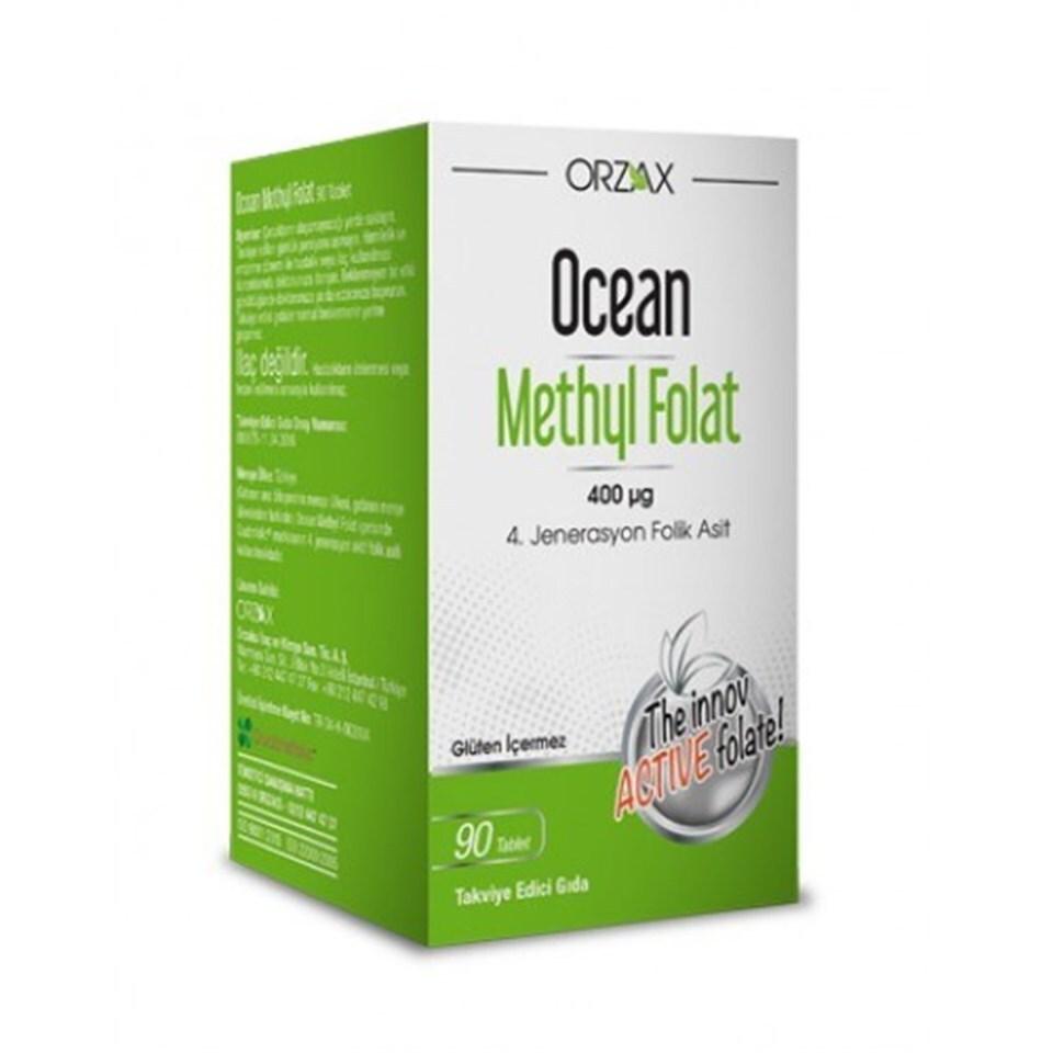Ocean Methyl Folat - 30 Tablet Folic Acid Supplement