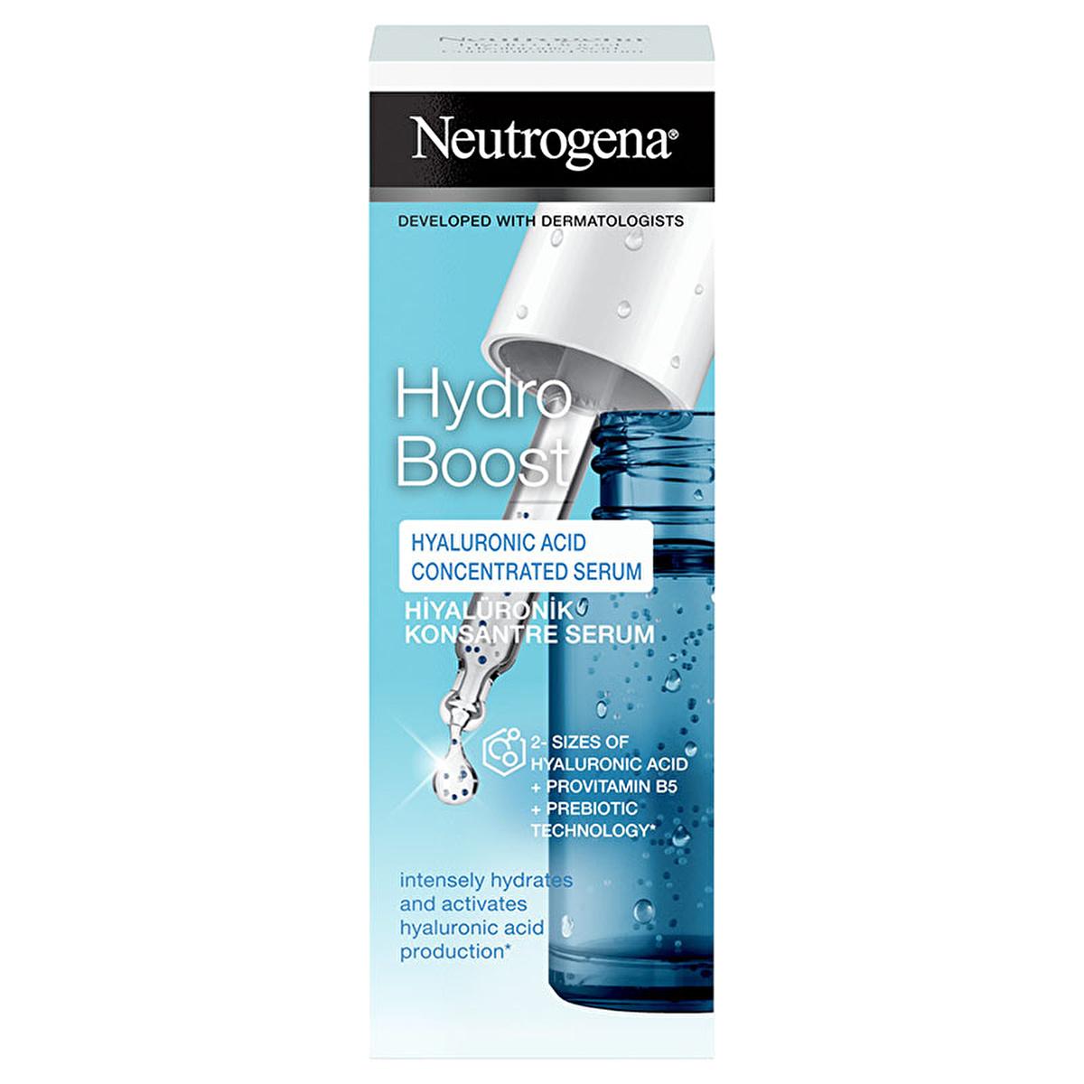 Neutrogena Hydro Boost Hyaluronic Acid Serum: Intense Hydration, Plumps Skin, Fragrance-Free - Sensitive & Dry Skin Treatment