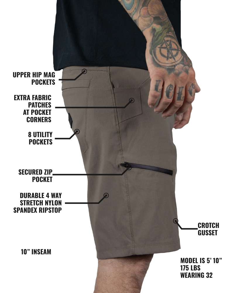 Off The Grid Surplus Field Short - Deadwood — lifestyle context