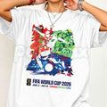 FIFA World Cup 2026 Event Poster T-Shirt – Official Tournament Commemorative Soccer Graphic Tee for Men & Women