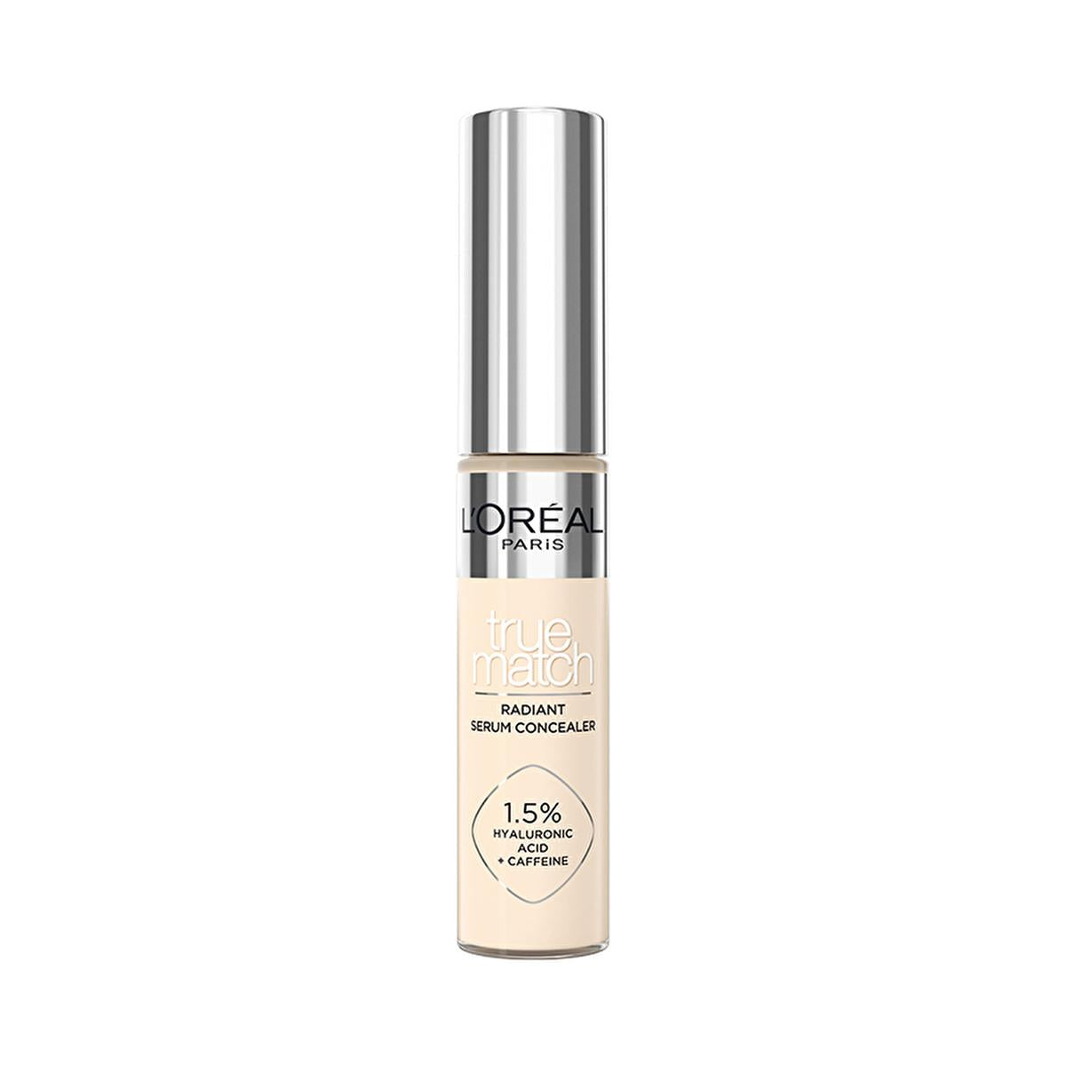 L'Oreal Paris True Match Radiant Serum Concealer - Dark Circle Concealer with Hyaluronic Acid & Caffeine