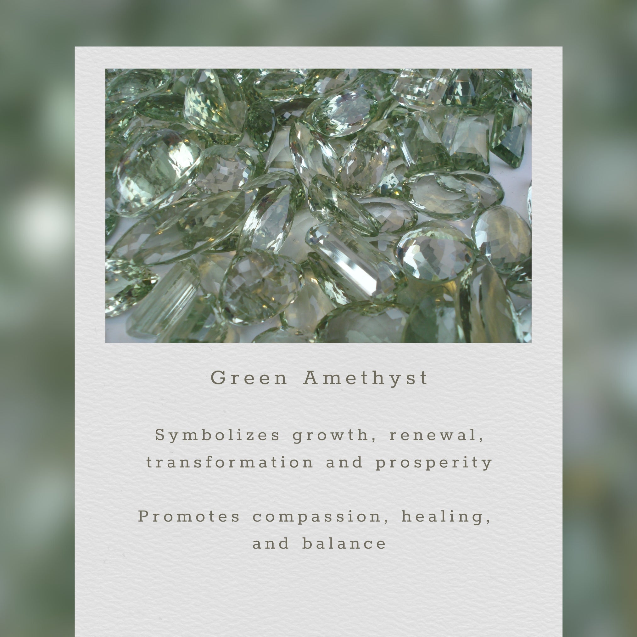 PARKEN JEWELRY PARKEN JEWELRY Green Amethyst Gold Isla Bracelet — feature highlight
