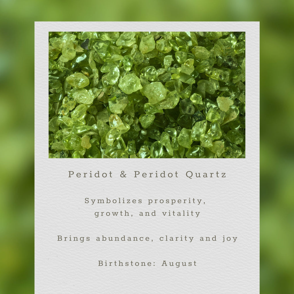 PARKEN JEWELRY Peridot Quartz Bala Earrings — back view