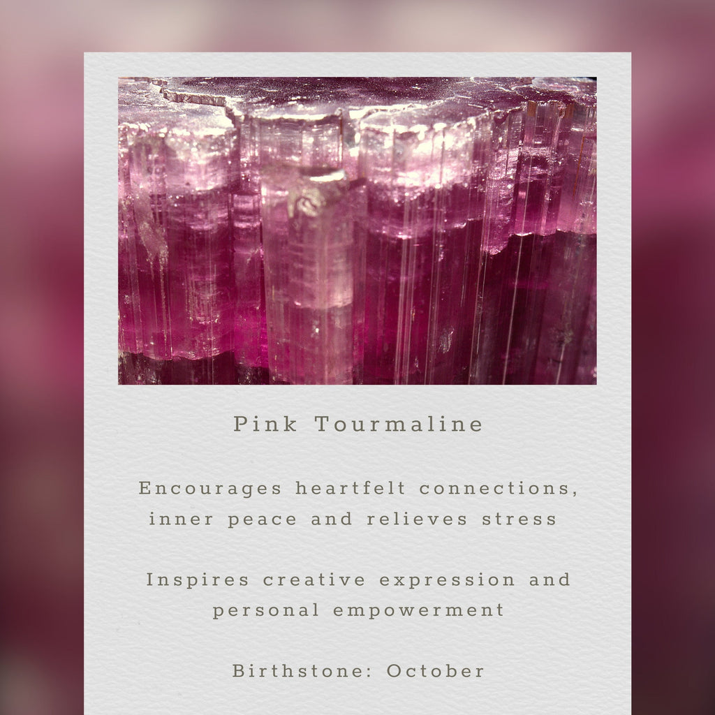 PARKEN JEWELRY Dark Pink Tourmaline Pixy Earrings — detail shot 6