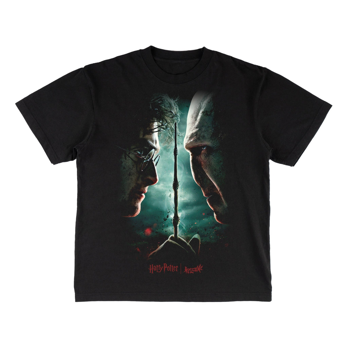 Welcome x Harry Potter Finale Boxy Garment-Dyed Tee - Black by Skates USA