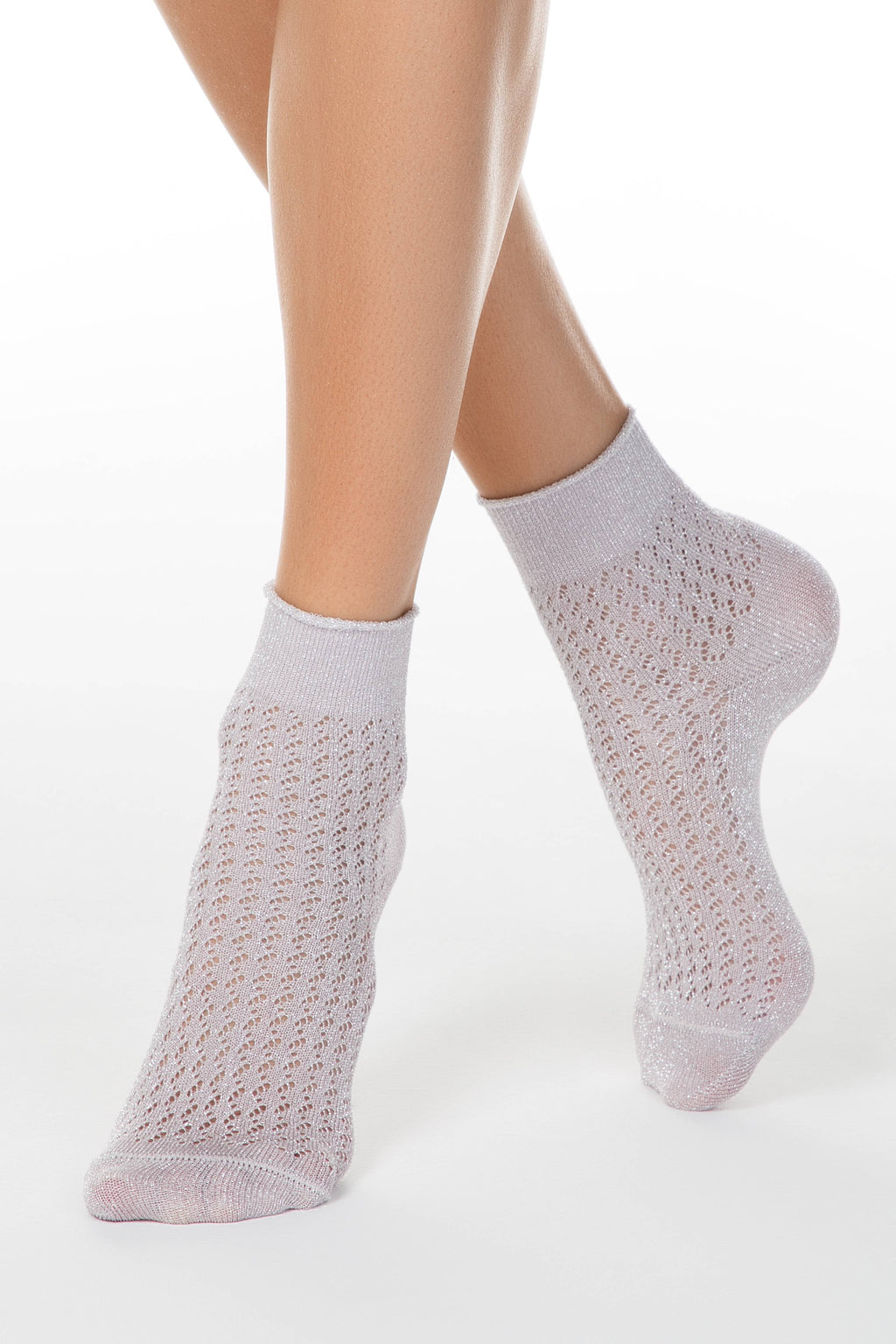 TheRanok.com Conte Socks Ajour - 180 Made of Viscose With Lurex — main product shot