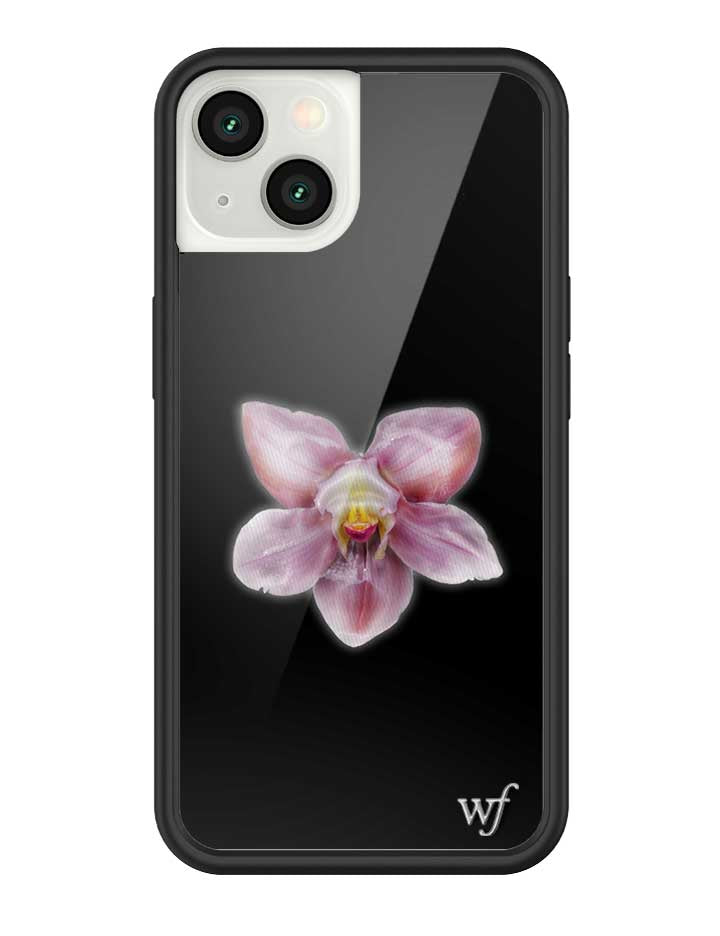 Orchid | Black iPhone Case