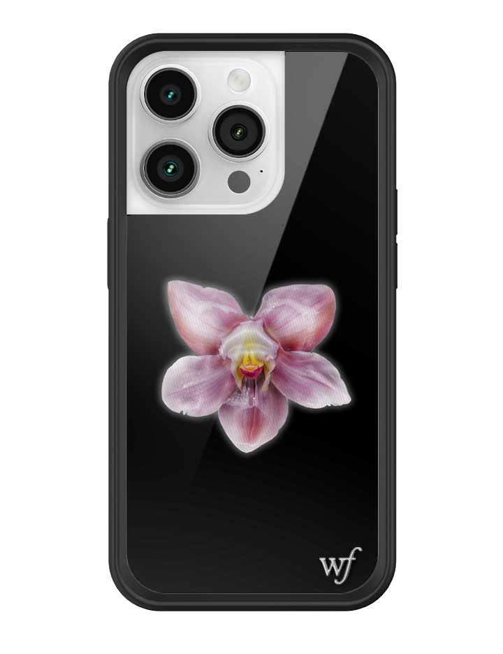 Orchid | Black iPhone Case