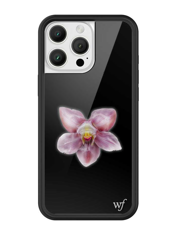 Orchid | Black iPhone Case