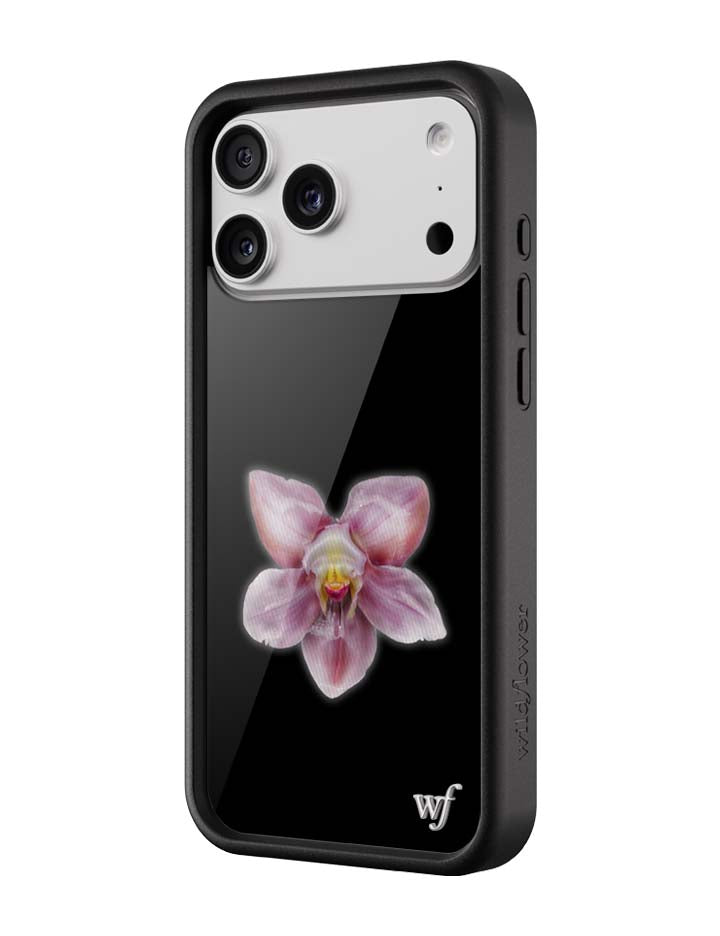 Orchid | Black iPhone Case