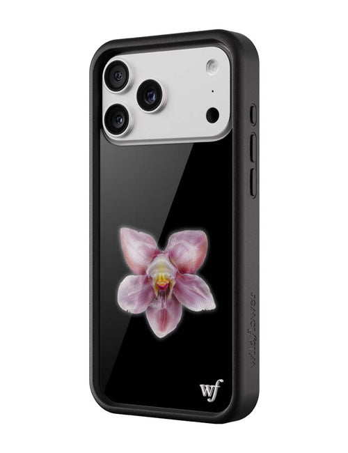Orchid | Black iPhone Case