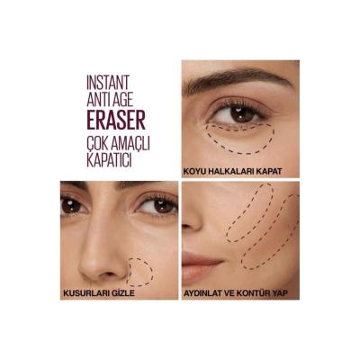 Maybelline Instant Anti Age Eraser Concealer - Vegan, Hydrating & Multi-purpose Makeup