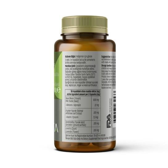 Talya Adm Artichoke Dandelion Milk Thistle Dietary Supplement - 60 Capsules for Liver & Digestive Health Support