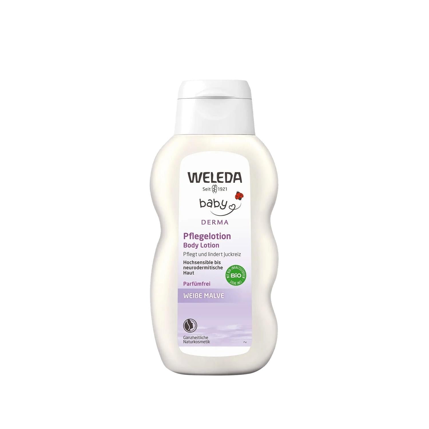 Weleda Baby Derma Natural Baby Body Lotion - 200ml