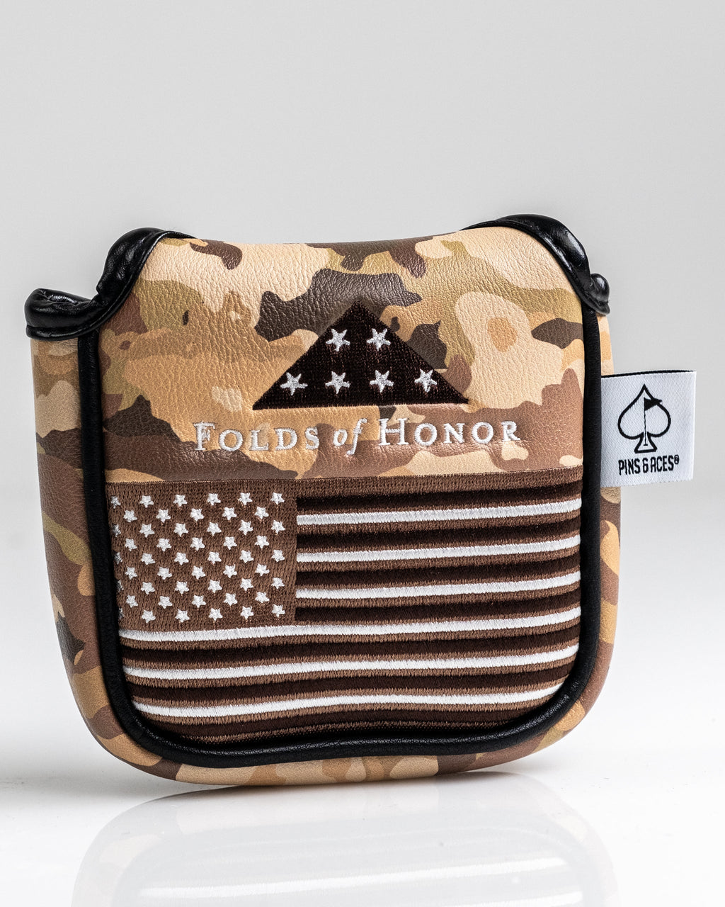 Folds of Honor 2.0 - Mallet Putter Cover – Pins and Aces, view 20