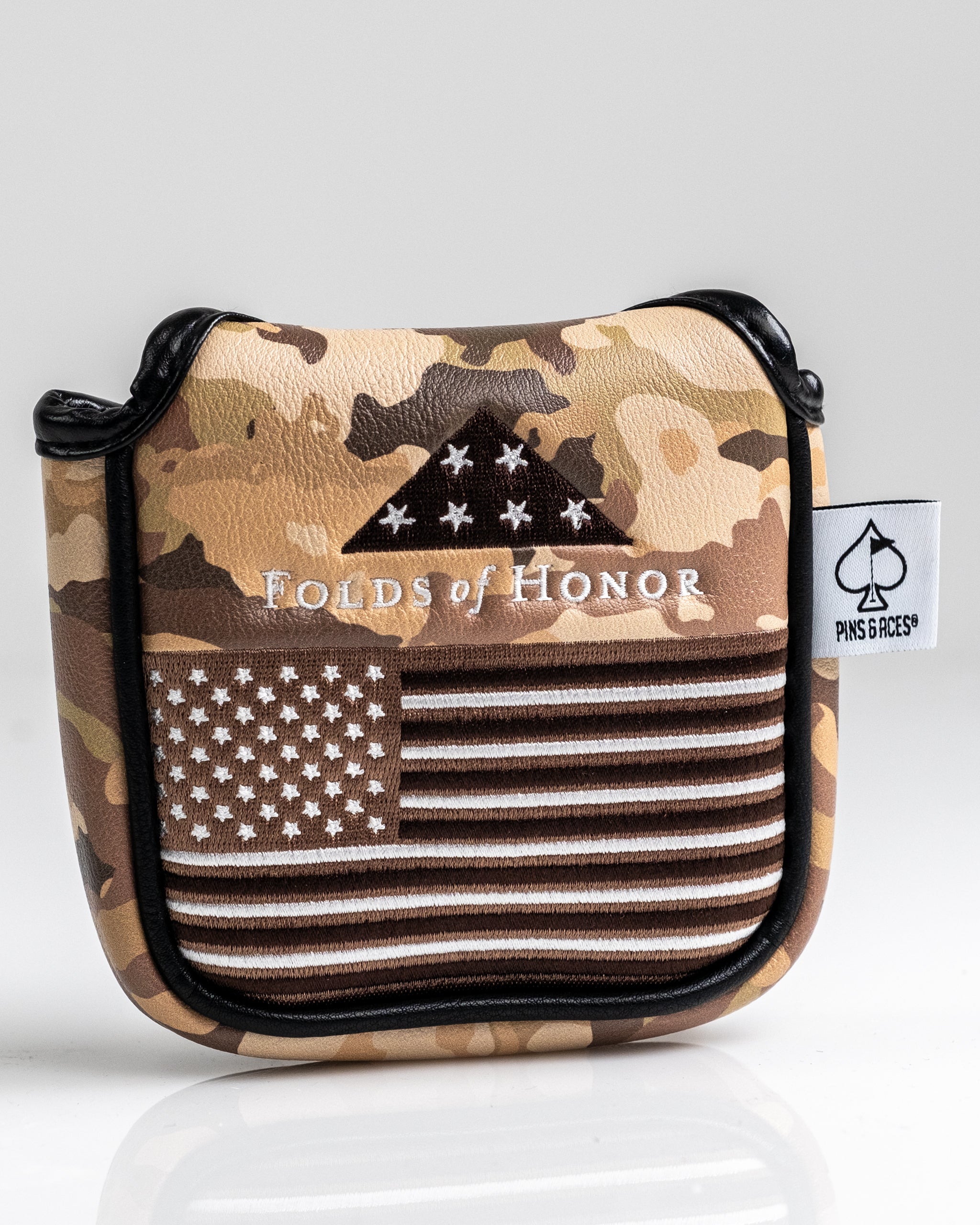 Folds of Honor 2.0 - Mallet Putter Cover – Pins and Aces, view 20